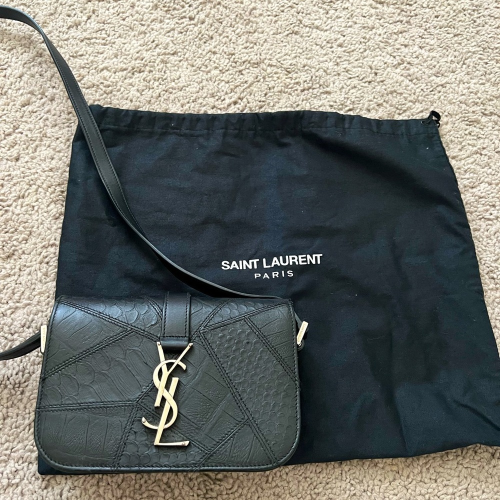 Saint Laurent Classic Monogram Universite small Bag in black